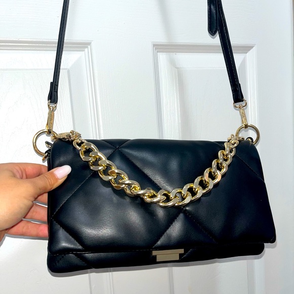 Steve Madden soft quilted clutch crossbody bag - Picture 1 of 6